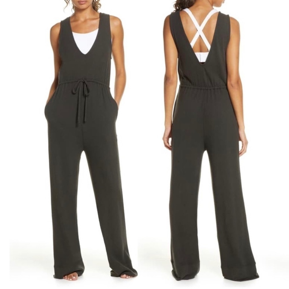 SPIRITUAL GANGSTER Delilah Cinched Wide-Leg Jumpsuit - Picture 7 of 12